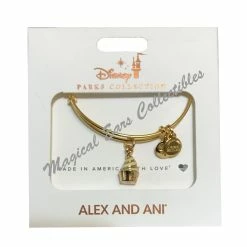 Deals 🌟 Disney Alex & Ani Bracelet - Dole Whip Ice Cream - Gold ✔️