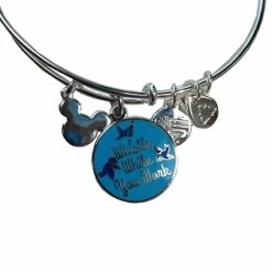 Buy ❤️ Disney Alex And Ani Charm Bracelet - Whistle While You Work - Silver 🎉