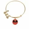 New ✨ Disney Alex And Ani Charm Bracelet - Minnie Mouse Ear Hat - Gold ⭐ -Disney Sales 7501055880175