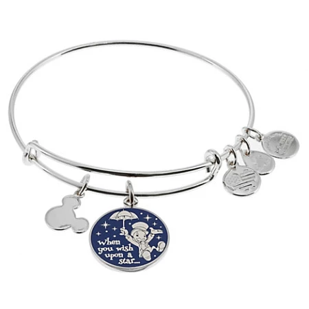 Cheap π₯° Disney Alex And Ani Charm Bracelet - Wish Upon A Star - Silver β 3 Cheap π₯° Disney Alex And Ani Charm Bracelet - Wish Upon A Star - Silver β