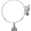 Buy 🌟 Disney Alex & Ani Bracelet - Cinderella Castle Figural - Silver 🎉 -Disney Sales dc29608