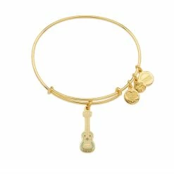 Discount 👍 Disney Alex And Ani Bracelet - Coco Guitar - Gold 🤩