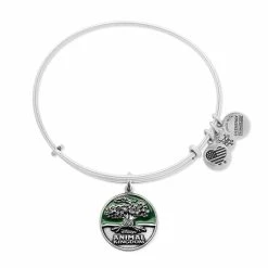 Wholesale 🎁 Disney Alex & Ani Bracelet - Animal Kingdom 20th Anniversary - Silver 👍