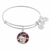 Best Sale 🧨 Disney Alex And Ani Bracelet - Santa Mickey And Minnie - Silver 🛒 -Disney Sales img 7986