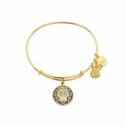 Best Pirce 🔥 Disney Alex And Ani Bracelet - Coco Skull - Gold 😀