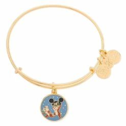Cheap 🔥 Disney Alex And Ani Bracelet - 2018 Chip 'n Dale - Gold ✨