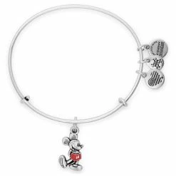 Discount ⭐ Disney Alex & Ani Bracelet - Classic Mickey Mouse - Red Shorts 👏