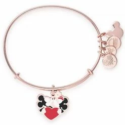 Buy 🧨 Disney Alex & Ani Bracelet - Mickey And Minnie Mouse Kissing 😉
