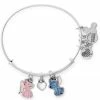 Buy 🎁 Disney Alex & Ani Bracelet - Stitch And Angel 💯 -Disney Sales scp1520607