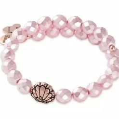 Discount 😀 Disney Alex & Ani Bracelet - The Little Mermaid Pearl Wrap 🛒